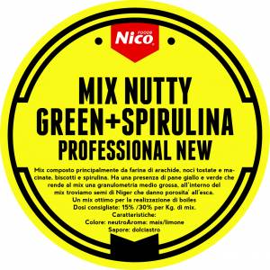 MIX NUTTY GREEN + SPIRULINA PROFESSIONAL NEW