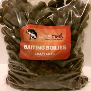 BAITING BOILIES 2KG CRAZY CRAB - LINEA APS BAIT AMINO PROTEIN SYSTEM 